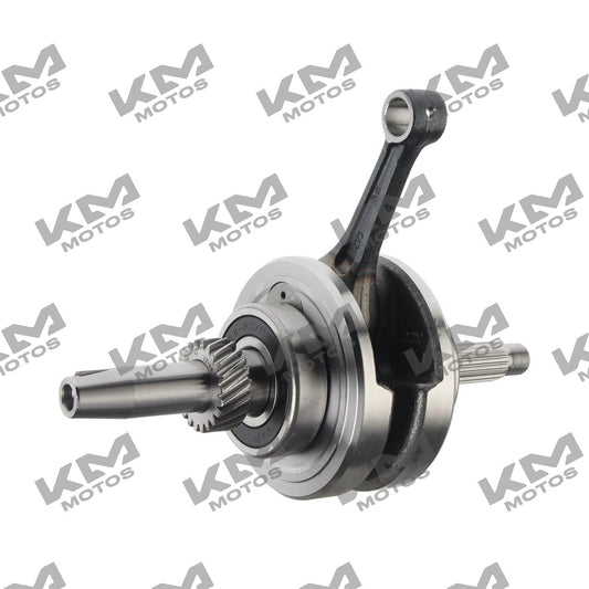Sistema de motor Italika Zdm200 para cigüeñal, componente original E08020036, parte del conjunto de motor de la motocicleta.