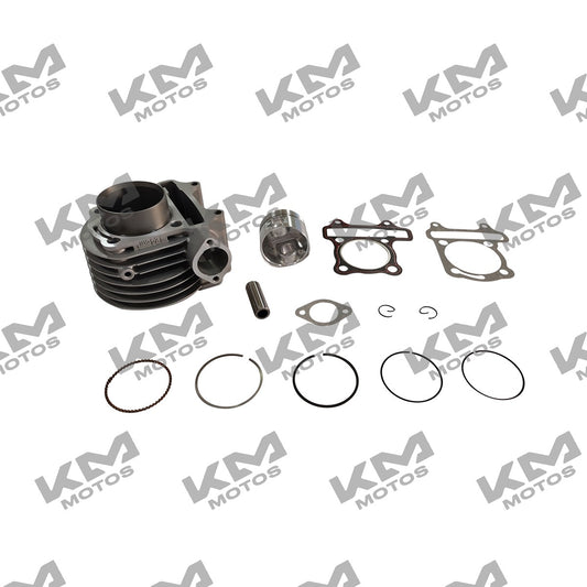 Kit de cilindro de motor Italika GY6 125cc para CS125 XS125 D125, sistema de motor original en la imagen.