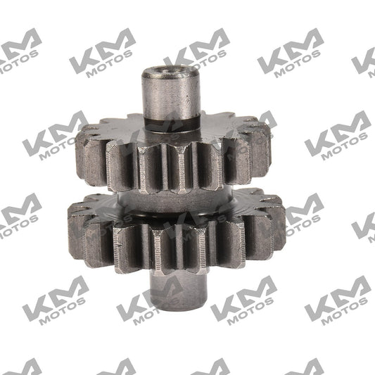 Engranaje grande de arranque Italika ZDM200, sistema de motor original para motocicleta Italika, parte de arranque robusta y duradera.