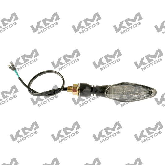 Sistema eléctrico de luz delantera derecha LED para Italika 125z, parte original F09020457, en color y diseño visible en la imagen.