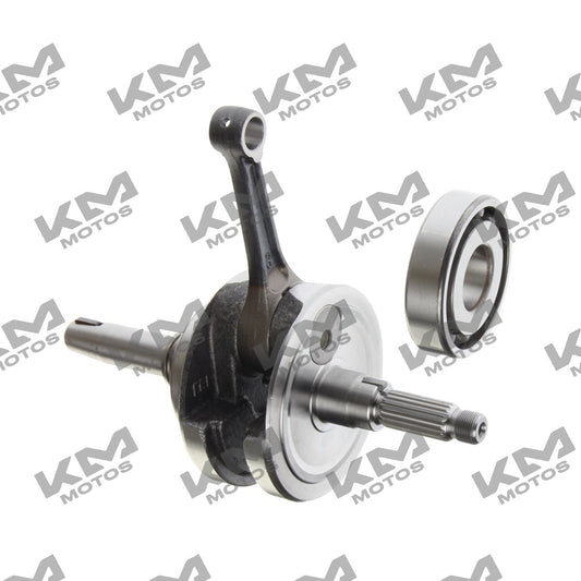 Conjunto de cigüeñal original ITALIKA Fiera 250 FT250 para sistema de motor, visible en la imagen.