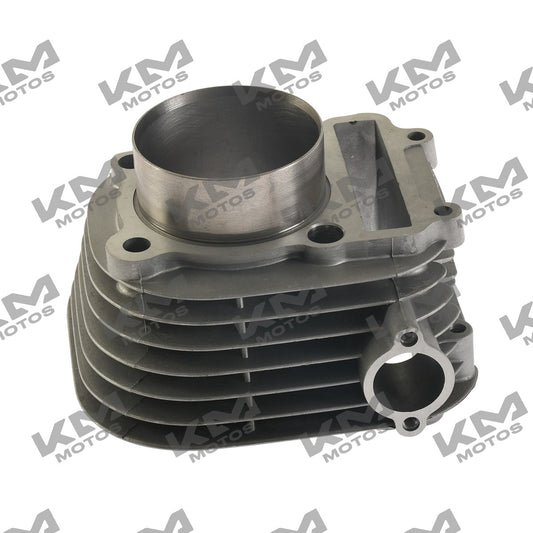 Sistema de motor Cilindro ATV250 con reversa Italika ATV250, pieza original E03010045, muestra detalles del componente en color metálico.