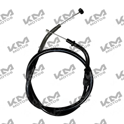 Cable de acelerador KMMOTOSHN DM150, con conectores y recubrimiento resistente, para motocicletas y vehículos compatibles.