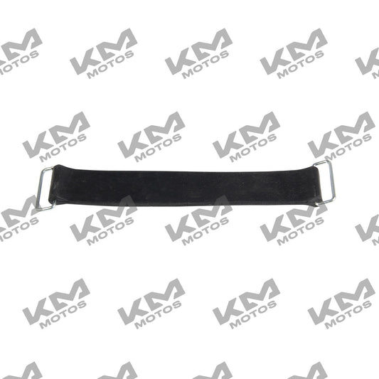 Sistema de accesorio de batería 250ziii Italika, vista del cinturón de batería original F06010070, en color negro