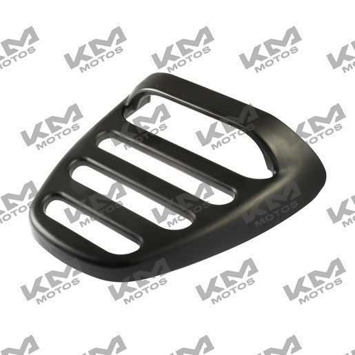 Cubierta de parrilla negra para motos Italika DS150, original en color negro, protección de parrilla para motocicleta Italika.