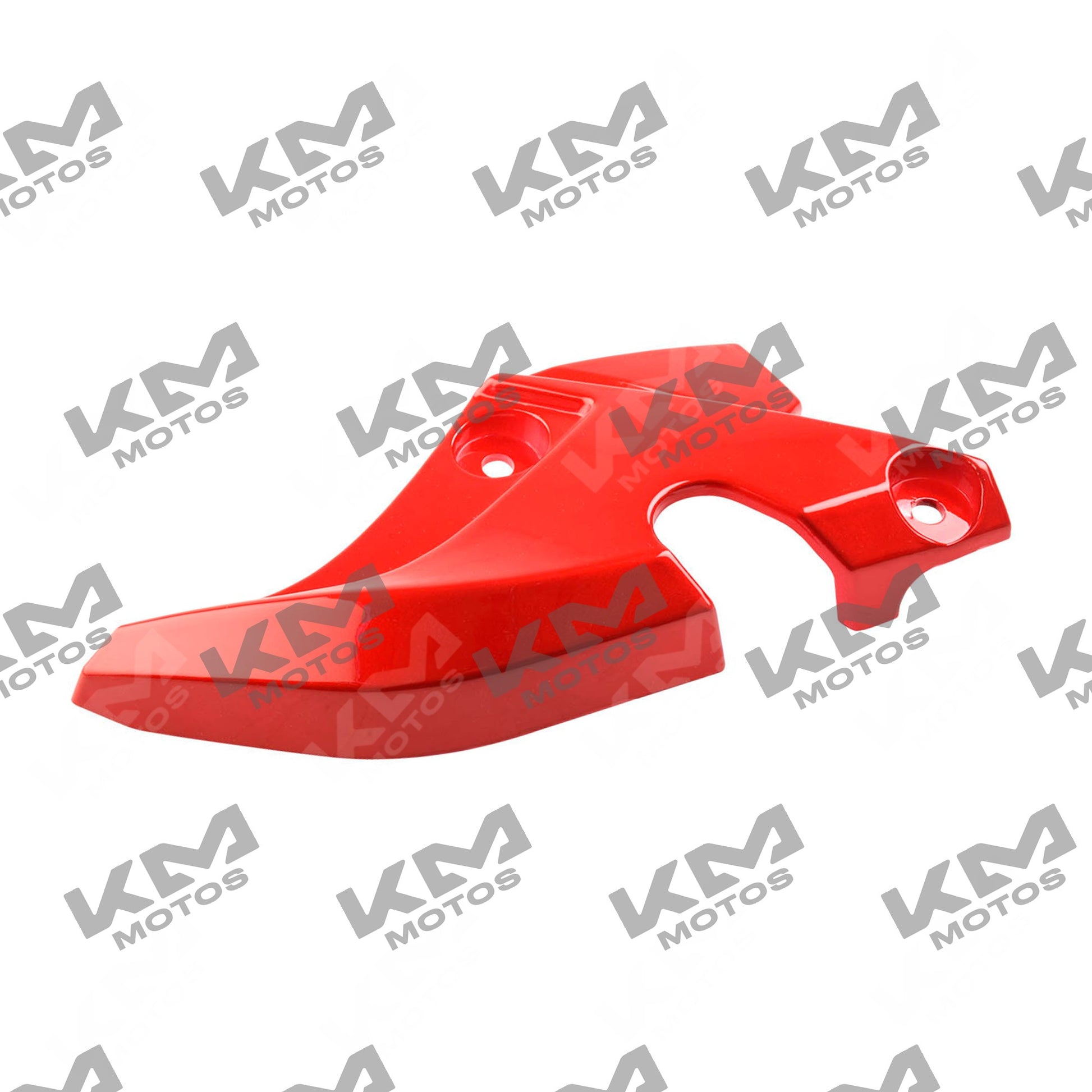 Cubierta izquierda del faro rojo para FT150, plásticos originales para motocicleta, visible en la imagen.