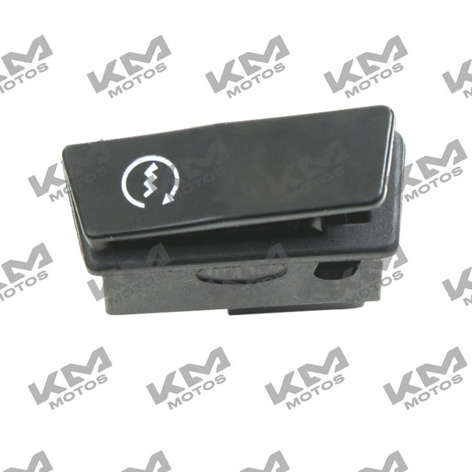 Botón interruptor de arranque original de Italika DS150, GS150 y XS150, componente del sistema eléctrico de motocicleta.