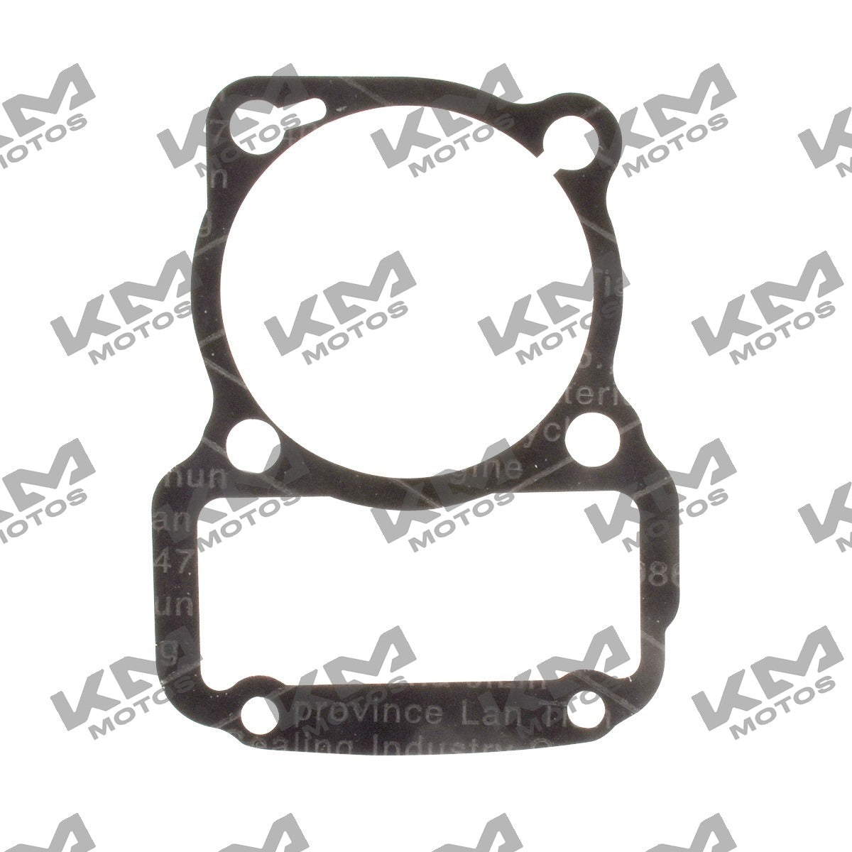 Kit de empaques para junta de cilindro KMMOTOSHN para FT150S, 125Z, 150Z y DM150, en color rojo, en imagen.