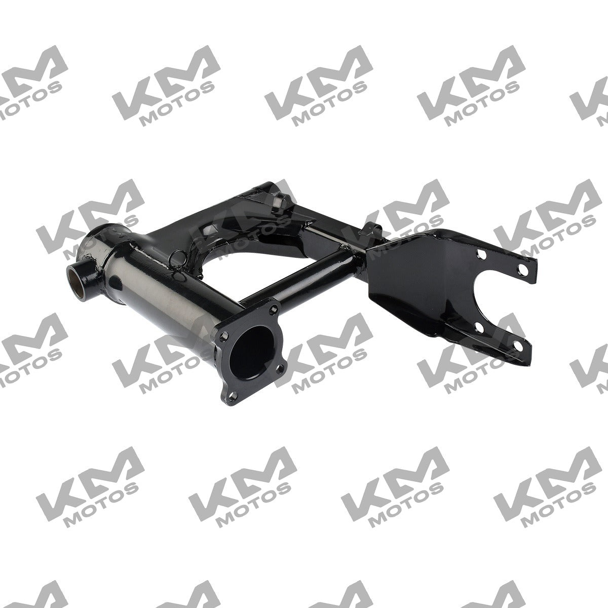 Horquilla trasera para ATV250 Italika con sistema de suspensión y reversa, parte original F02010159, vista en la imagen