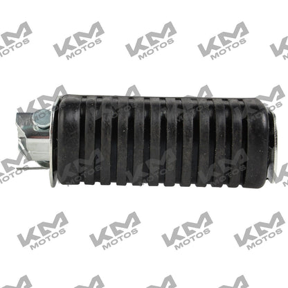 Base de estribo trasero derecho para FT150/FT150GT en color grafito, de la marca ORIGINAL, muestra la pieza en su acabado.