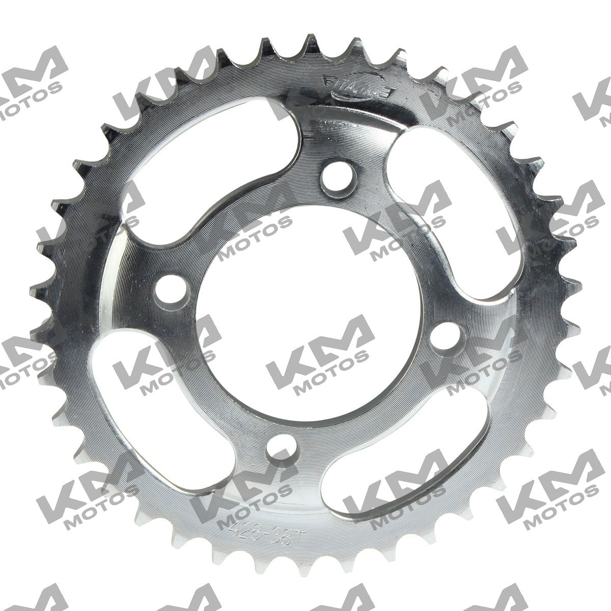 Sistema de tracción Italika FT125 Sport XFT125 FT125TS en color negro, parte del sistema de tracción de motocicleta Italika.