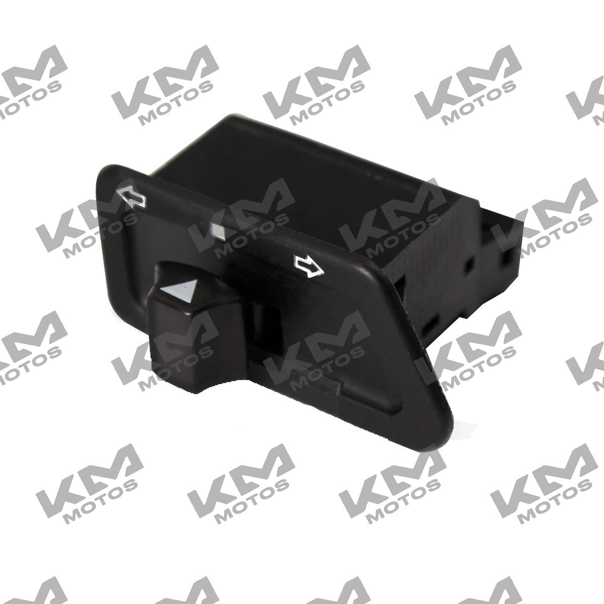 Interruptor de vías original en negro para motos DS150, GS150, GTS175, XS150 con iluminación LED, en estado nuevo.