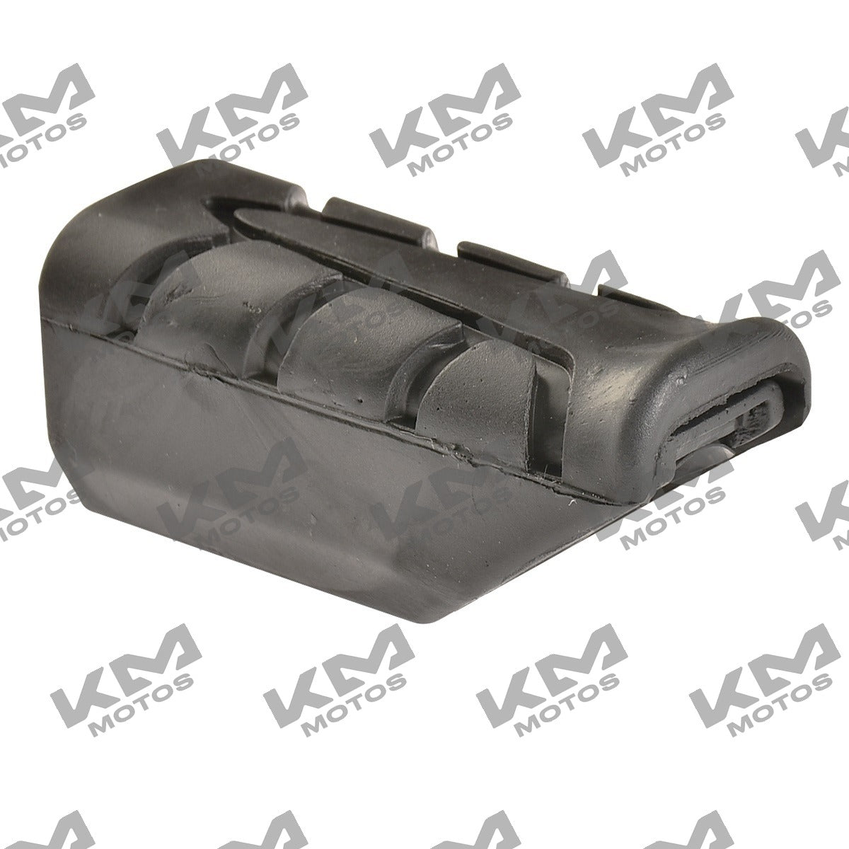 Hule de estribo trasero para moto 125Z, marca ORIGINAL, muestra el hule negro con textura y forma para montaje.