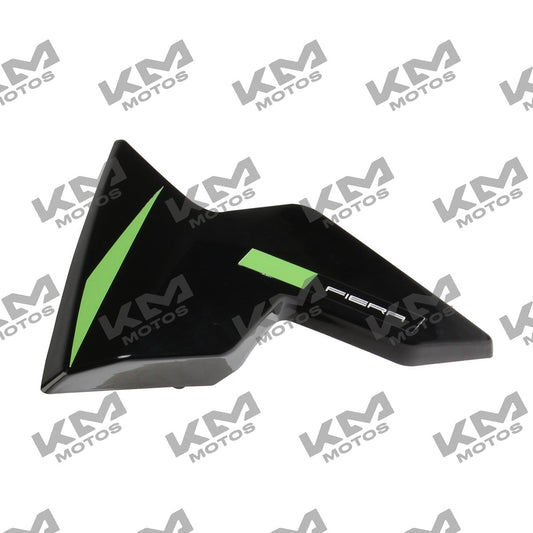 Cubierta de tanque para sistema de chasis negro y verde para Fiera 150 Italika, parte original, modelo F13011687