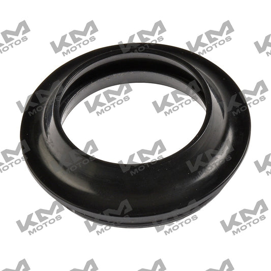 Cubrepolvo sello amortiguador para sistema de motor Italika Gtk125-x, pieza original F01060044, en color negro