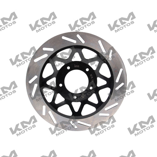 Disco de freno delantero original Italika 125Z FT150, sistema de frenos, imagen del componente de fricción y estructura metálica