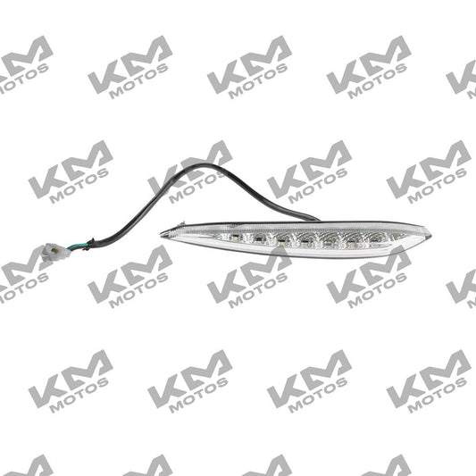 Tanque decorativo LED Vias 150SZ con luces brillantes y diseño moderno para decoración interior.