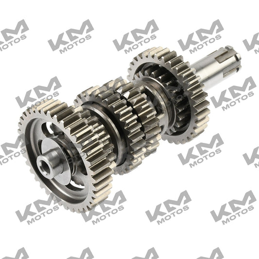 Conjunto secundario de transmisión Italika 250Z RT250, sistema de motor original, componentes visibles en la imagen.