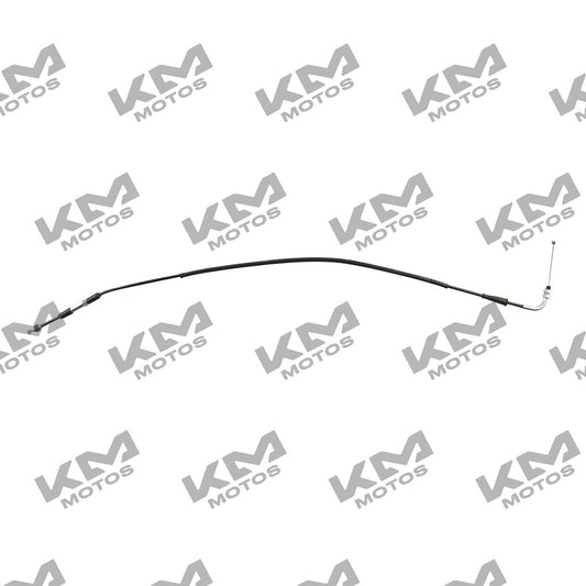 Cable de acelerador original Italika ATV200 en color naranja para sistema de control, con etiqueta F04030366.