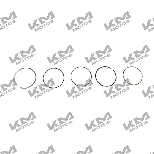 Set de anillos de pistón KMMOTOSHN para FT200 y Fiera 200, componentes metálicos en un conjunto de anillos de motor.
