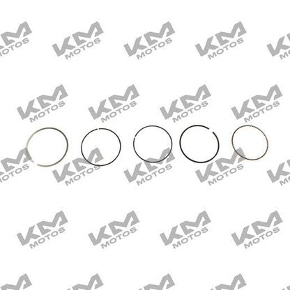 Set de anillos de pistón KMMOTOSHN para FT200 y Fiera 200, componentes metálicos en un conjunto de anillos de motor.