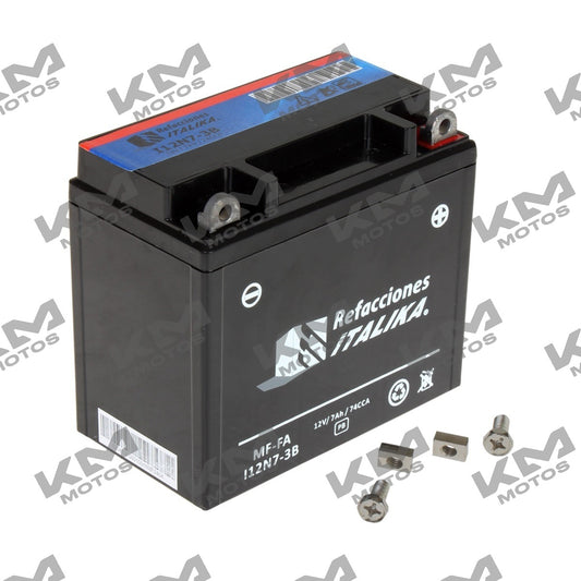 Batería Sellada I12N7-3B Italika FT150 RC150 ATV200 (Original F06010048)