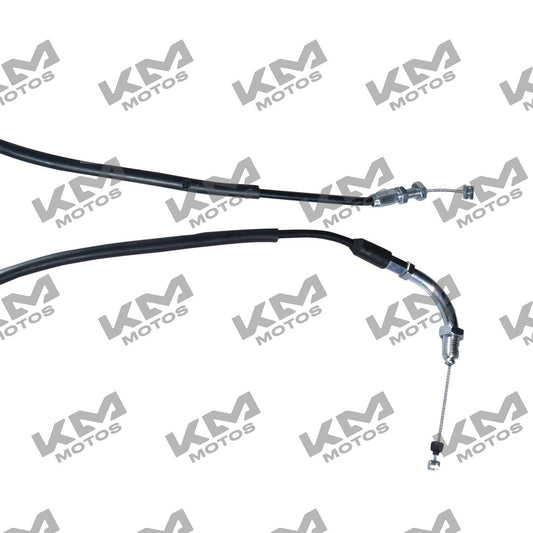 Cable de acelerador ITALIKA Ft150 HD, sistema de control original, visible en la imagen, para motocicleta Italika.