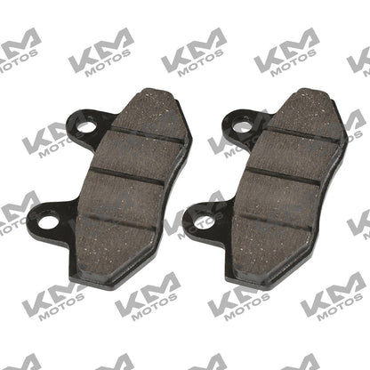 Pastillas de freno delanteras originales para motos DS150, GTS175, GS150, XS150 y DM150 en color negro, modelo LED.