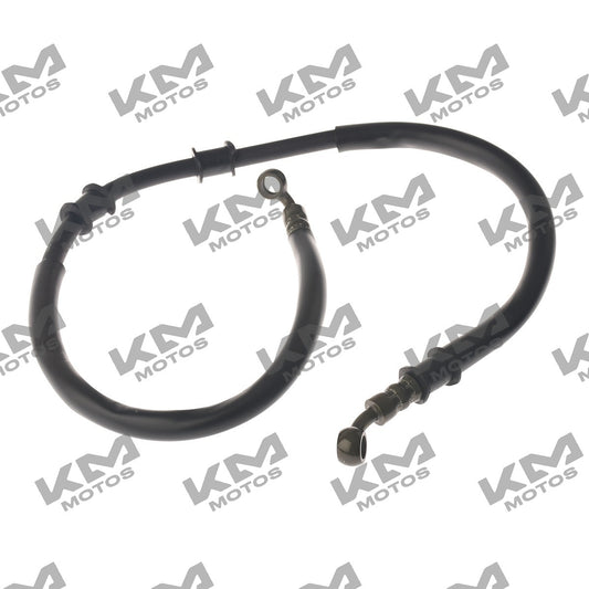 Manguera de freno delantera para 250z Italika, sistema de frenos original F14020212, visible en la imagen.