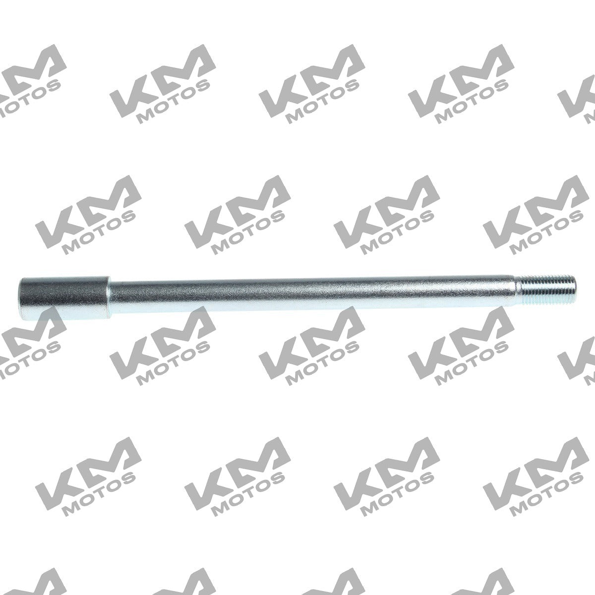 Eje de rueda delantera M14x210 para Italika 250z, componente del sistema de ruedas, imagen mostrando el eje en color metálico