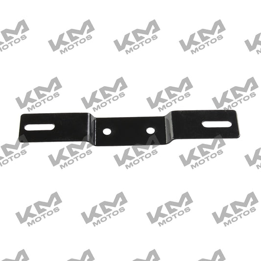 Soporte de placa decorativa para motocicleta Italika Dt200 Sport, parte original F16030070, en color negro con detalles metálicos