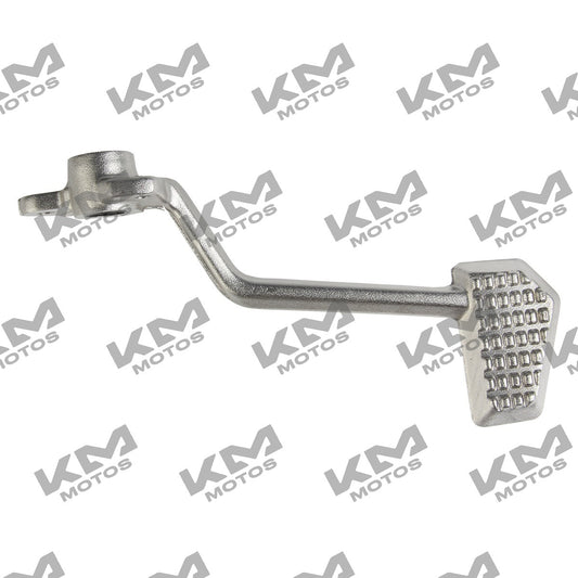 Pedal de freno trasero original Italika VORT-X 300R, sistema de frenos, parte visible en la imagen.