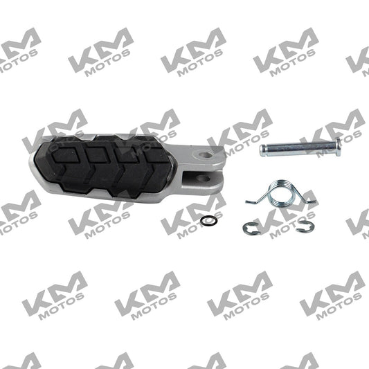 Estribo delantero izquierdo de sistema de chasis para Italika VORT-X 200, pieza original F11010378, en color negro