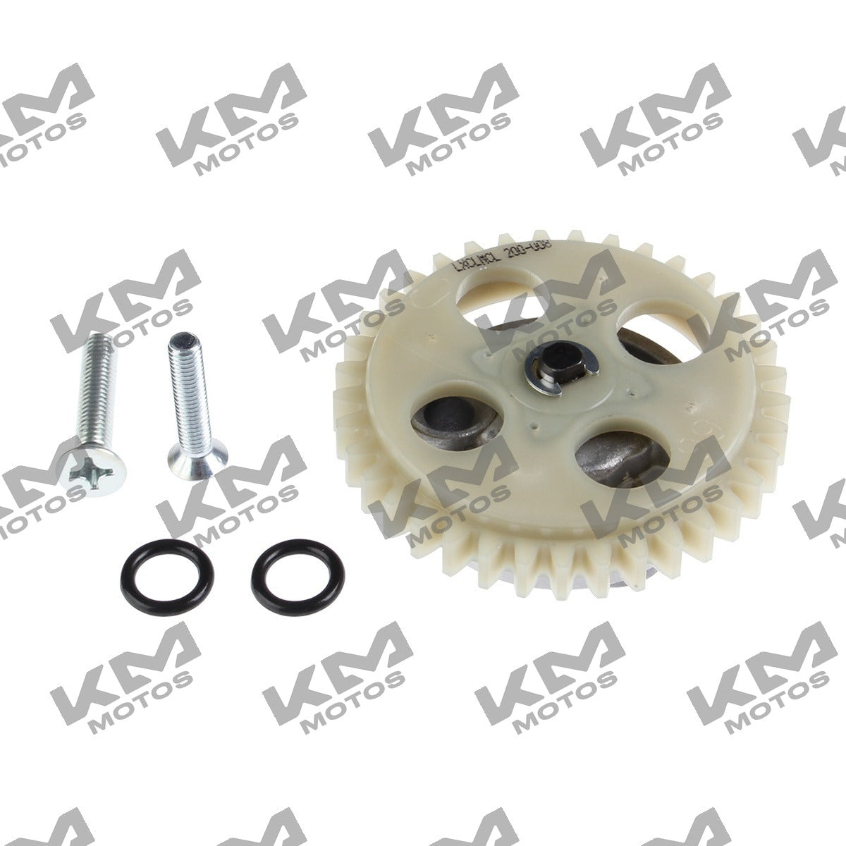 Bomba de aceite DM250 Hi Italika para sistema de motor, componente original de la marca Italika, en vista cercana