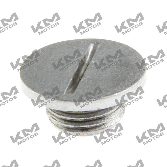 Tapón de inspección original ITALIKA para motos FT150, Chakarera DT150 Sport II, en color y detalles visibles en la imagen.