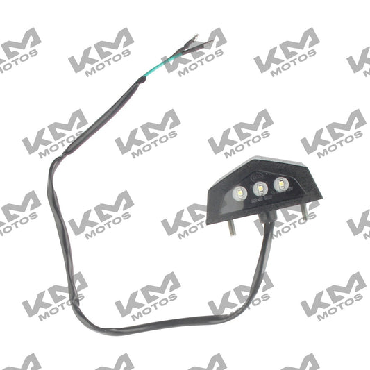 Conjunto luz portaplaca original de Italia Italika AT125 150Z, sistema de chasis para motocicleta, pieza de repuesto.