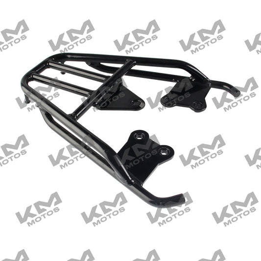 Sistema de chasis de la parrilla trasera original Italika FT200TS, estructura y componentes visibles en la imagen.