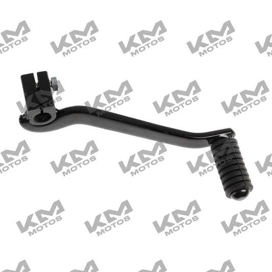 Pedal de cambios original Italika DM150 en sistema de chasis, en color rojo, para motocicleta DM150.