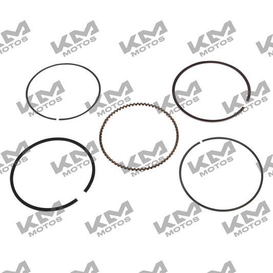 Anillos de pistón originales Italika 125Z y 125Z II para sistema de motor, mostrando los componentes en una vista cercana.