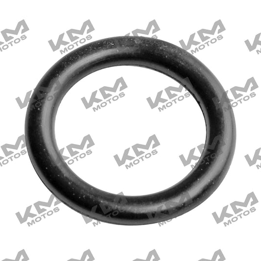 Anillo O 18x3.5 de Italika para sistema de motor en motocicleta FT150 RC150 250Z, muestra el O-ring en color negro.