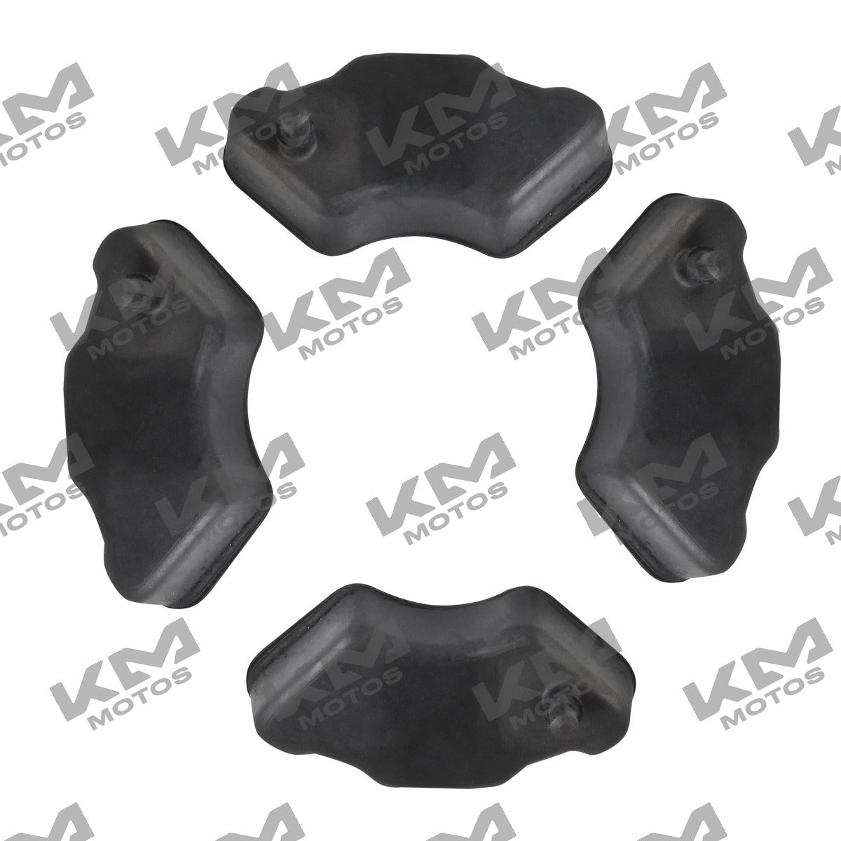 Sistema de tracción Damper de tracción Italika FT115 FT110, pieza original F02030368, en color negro y detalles visibles.