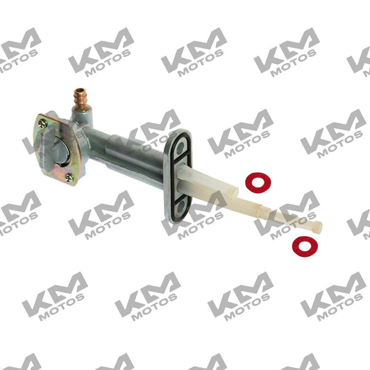 Llave de paso de combustible Italika ATV150-ii y ATV200 con reversa, sistema de combustión, imagen del producto original F17020033.