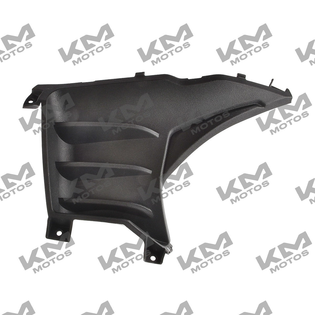 Cubierta decorativa del tanque media izquierda para Italika 125Z, sistema de chasis original F12010514, en color tono marrón.
