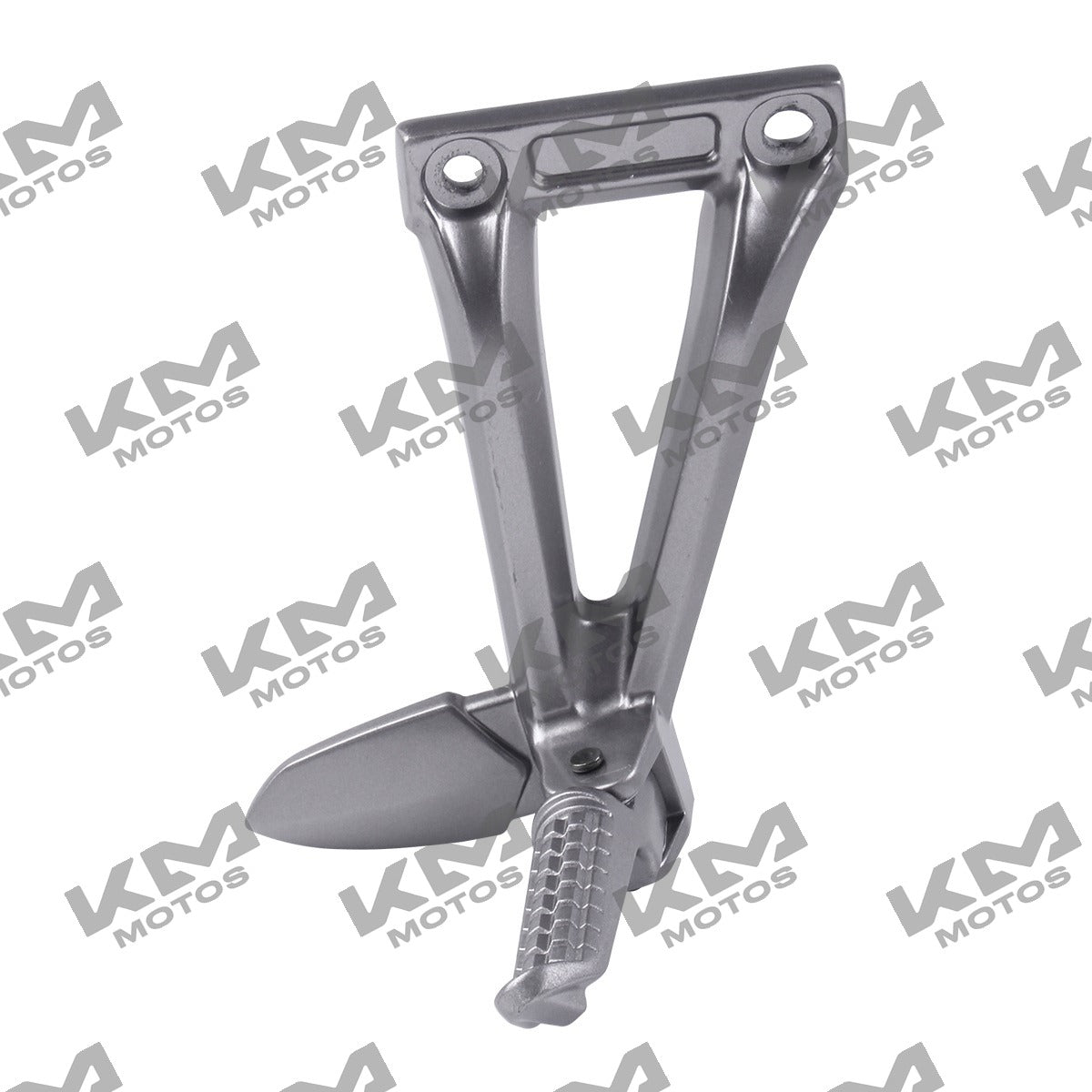 Sistema de chasis conjunto posapie trasero derecho 250z Grafito para Italika, parte original F11010428.