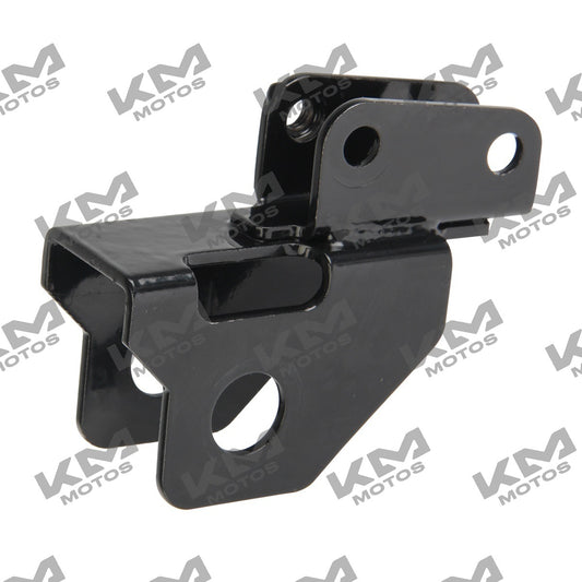 Soporte de sujeción del guardafango trasero izquierdo para Italika Vort-X 300, pieza original F02040003, en color negro