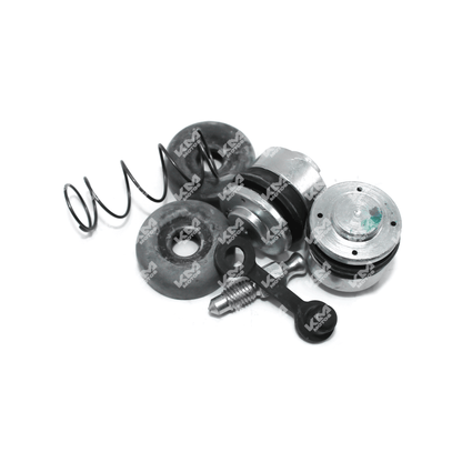 Kit de pistón de reparación de bomba de freno trasera original para TVS King, incluye componentes para mantenimiento.