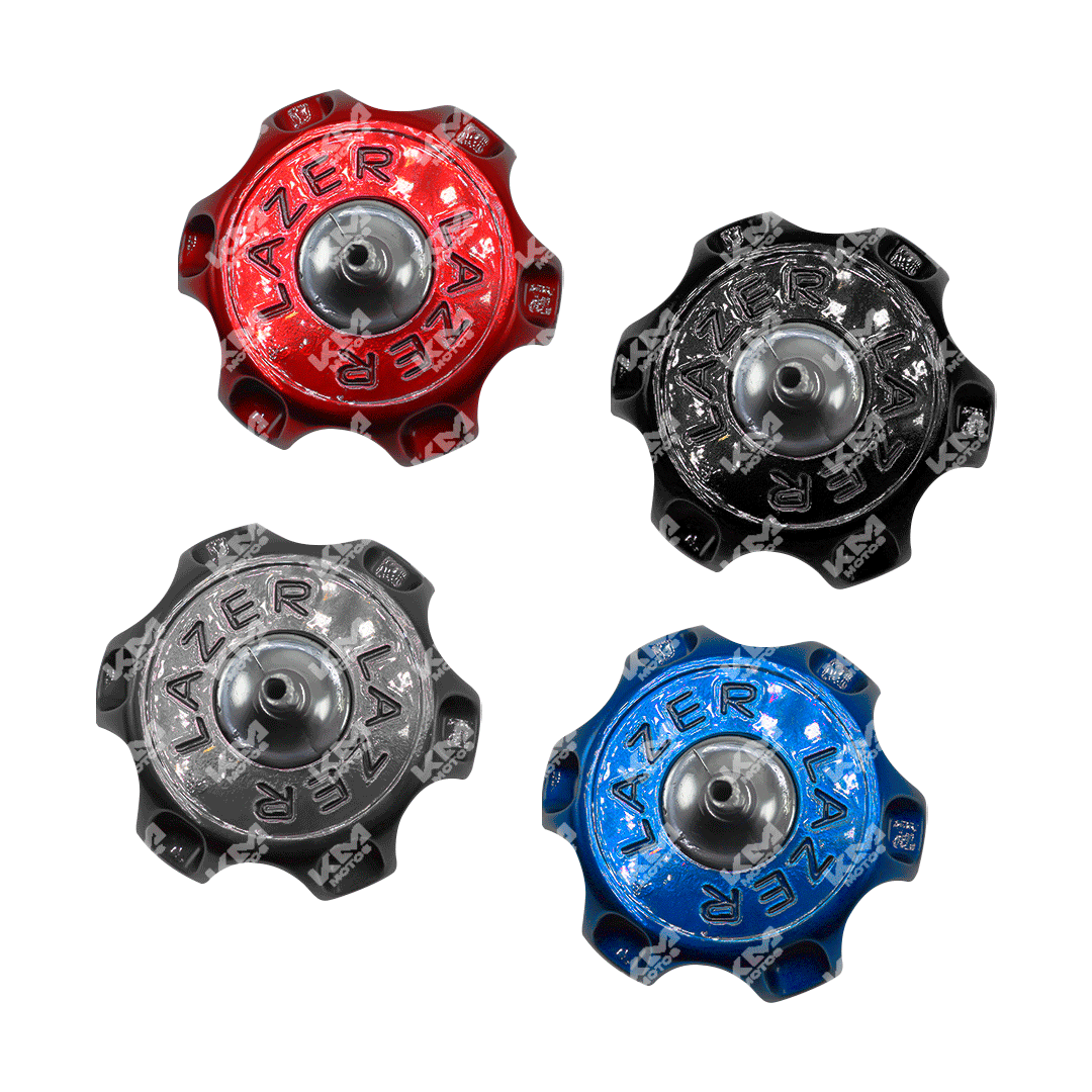 Tapón de combustible metálico original Yamaha DT175 2 tiempos en varios colores, con diseño resistente y ajuste perfecto para motocicleta.