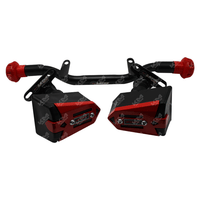 KIT DE SLIDERS COMPLETO NS200 (TRIANGULAR) (AZUL/ROJO/AMARILLO/CROMO)