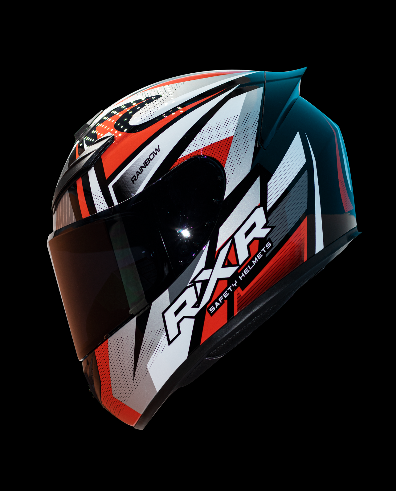 CASCO INTEGRAL DISEÑO RXR NEGRO/ROJO DOT