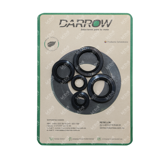 KIT DE RETENEDORES BAJAJ DISCOVER125/135 (MODELO ANTERIOR) - KMMOTOSHN